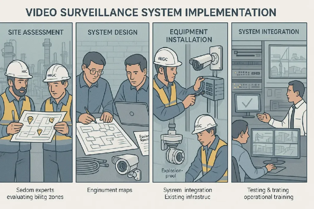 4661 video surveillance system implementation