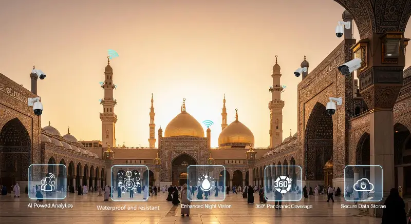 دوربین مداربسته برای اماکن مذهبی